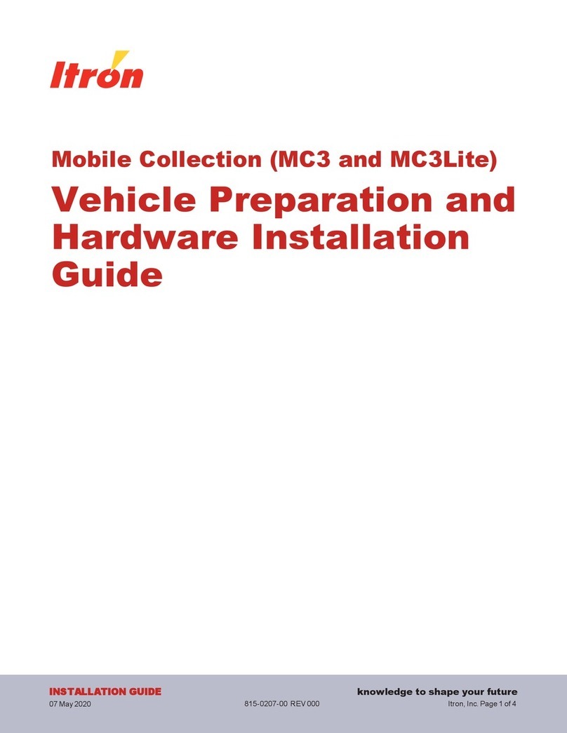 ITRON MC3 User manual