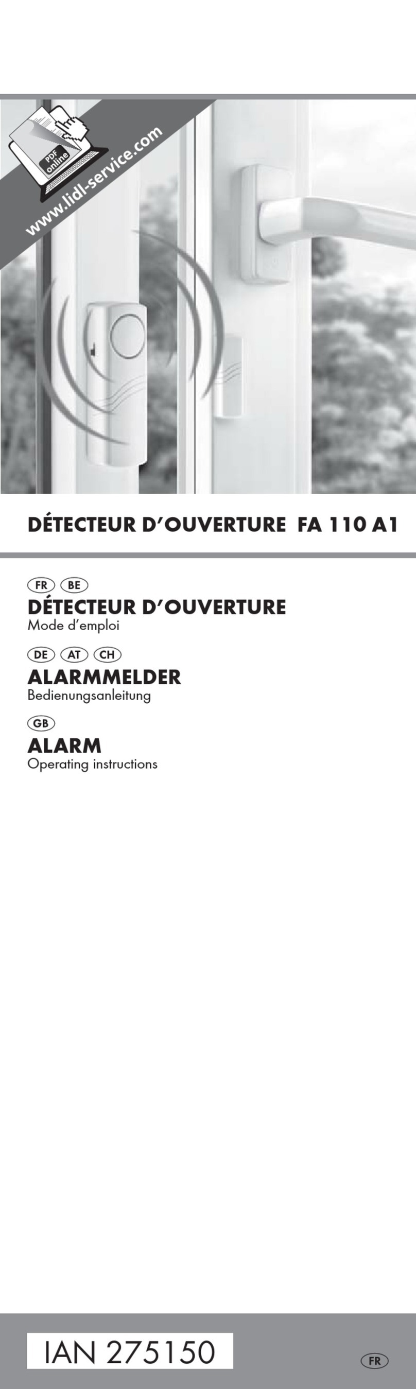 Kompernass FA 110 A1 operating instructions Kompernass FA 110 A1 operating instructions