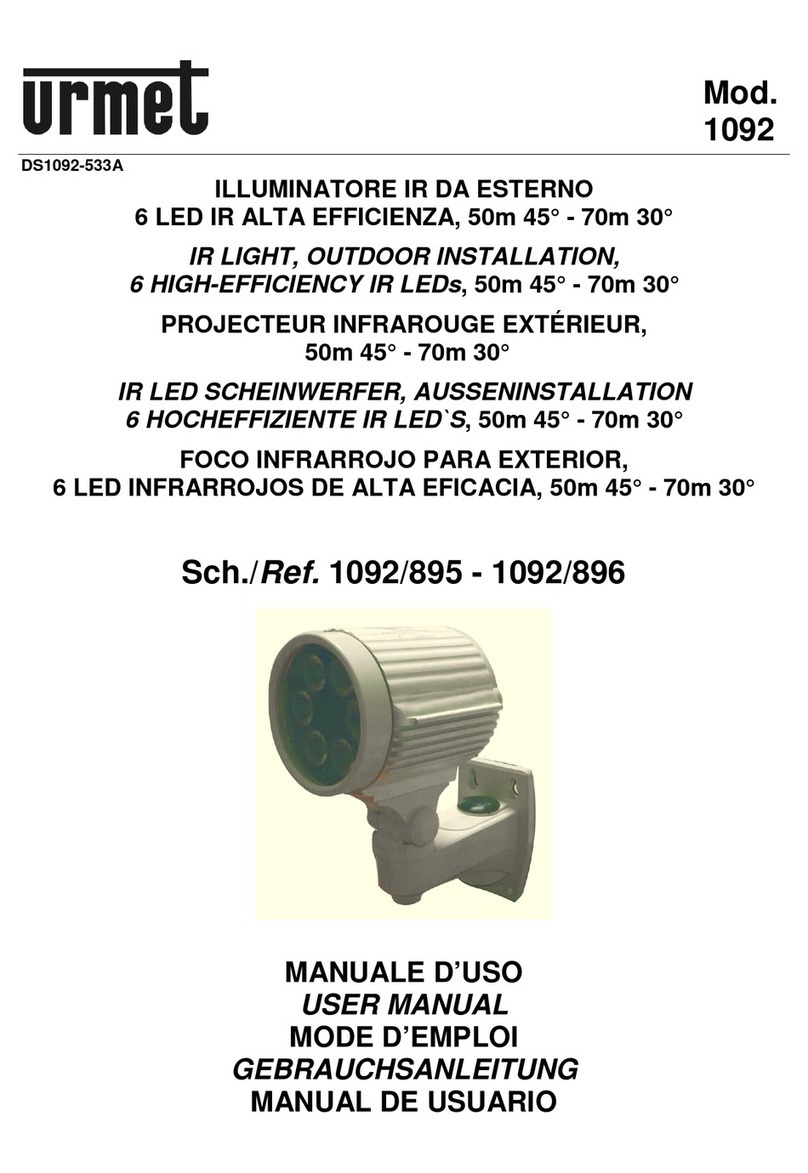 urmet domus 1092/895 user manual