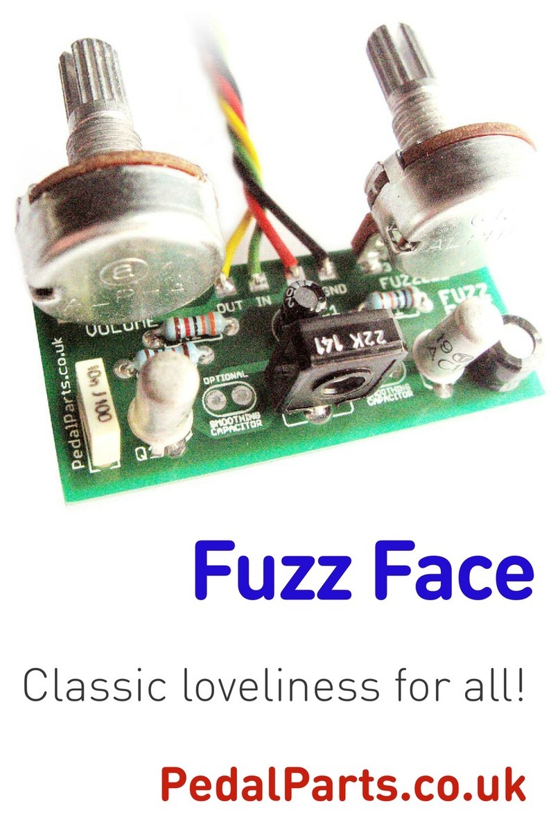 FuzzDog Fuzz Face User manual