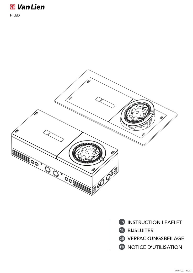 Van Lien Hiled 11170102 Instruction leaflet