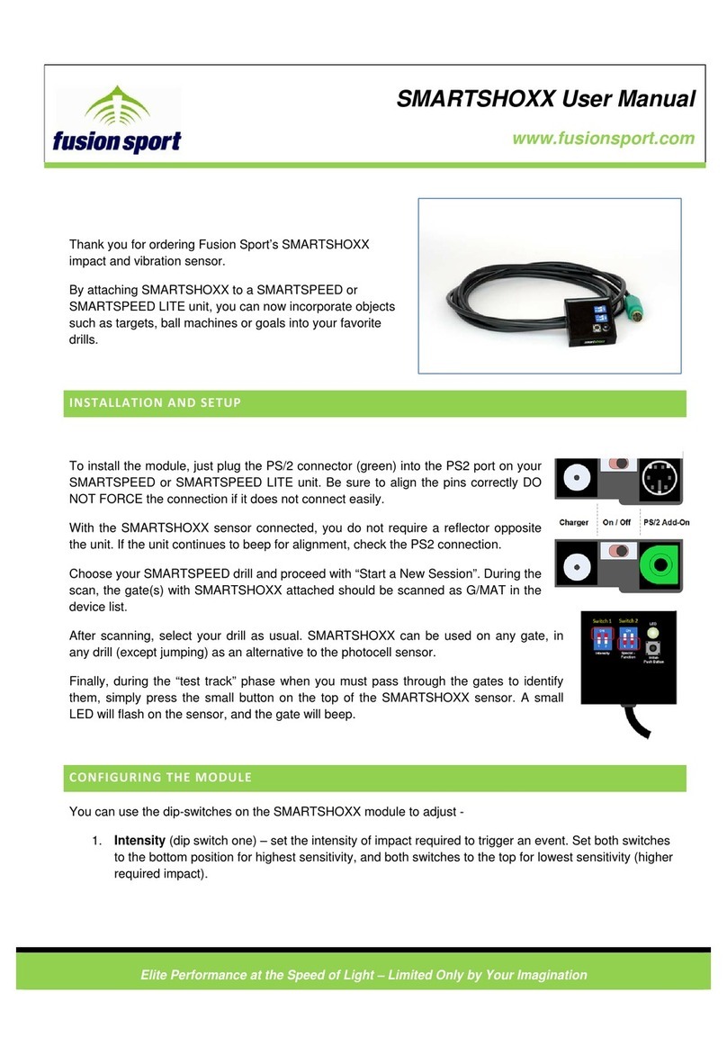 Fusion Sport SMARTSHOXX user manual