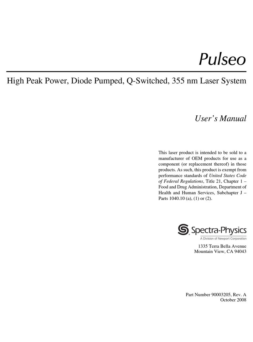 Spectra-Physics Pulseo user manual