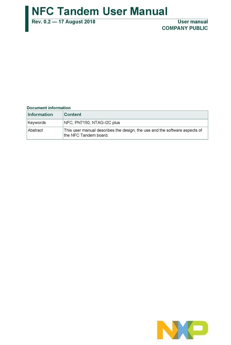 NXP Semiconductors NFC Tandem user manual