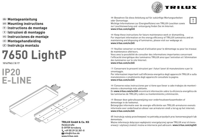 Trilux LightP 7650 User manual