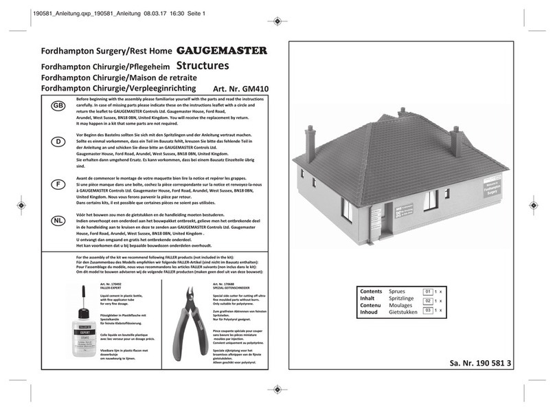 GAUGEMASTER Fordhampton Surgery/Rest Home quick start guide