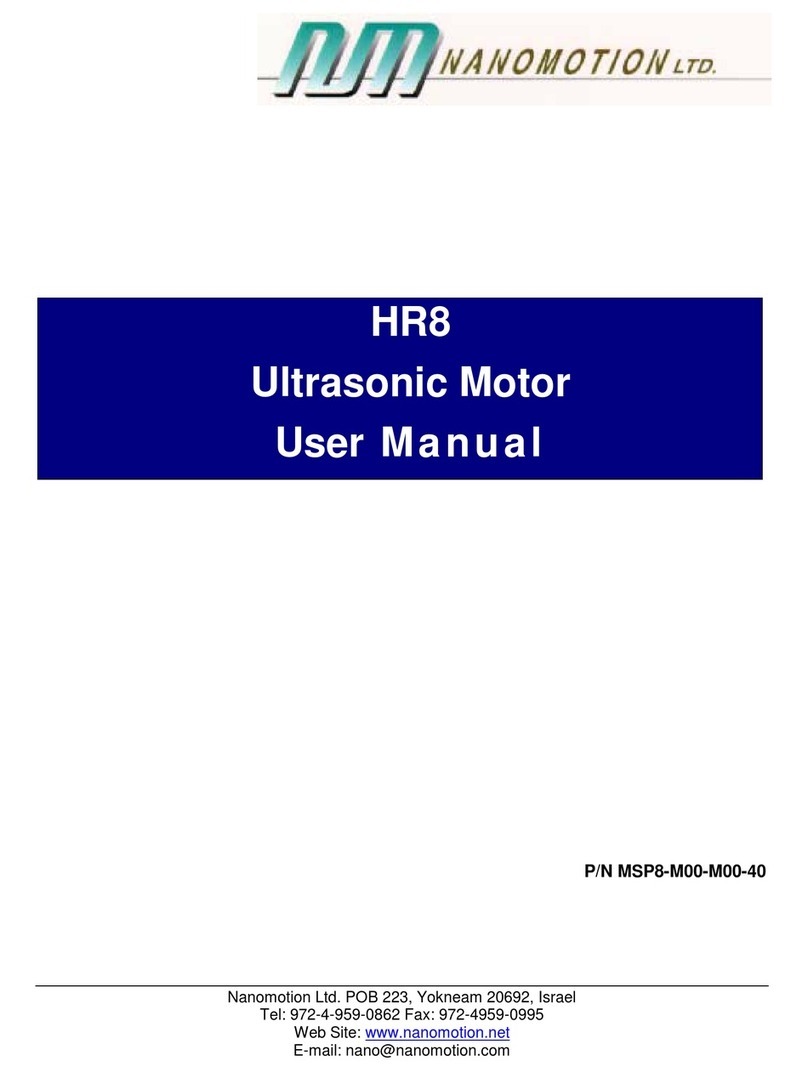 Nanomotion HR8 user manual