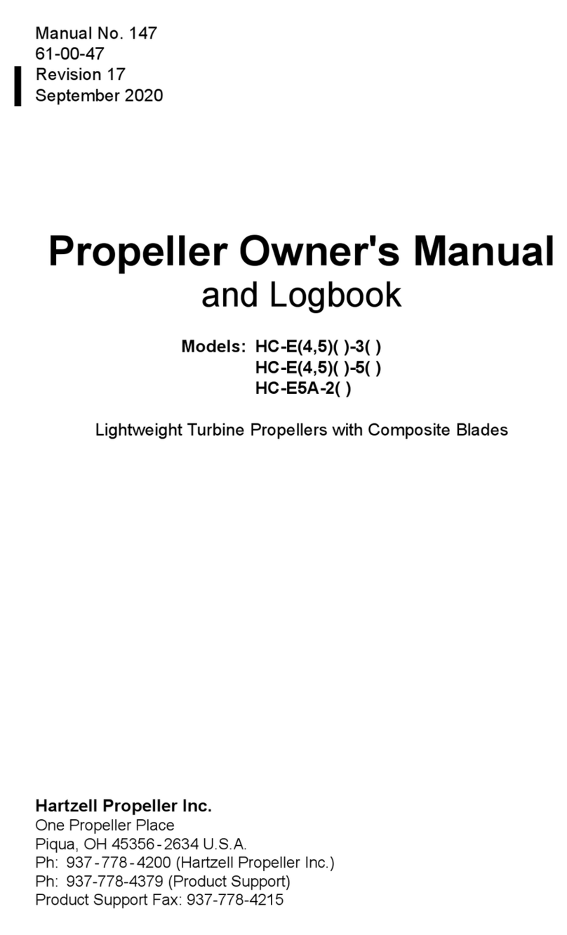 Hartzell HC-E4 3 Series owner's manual