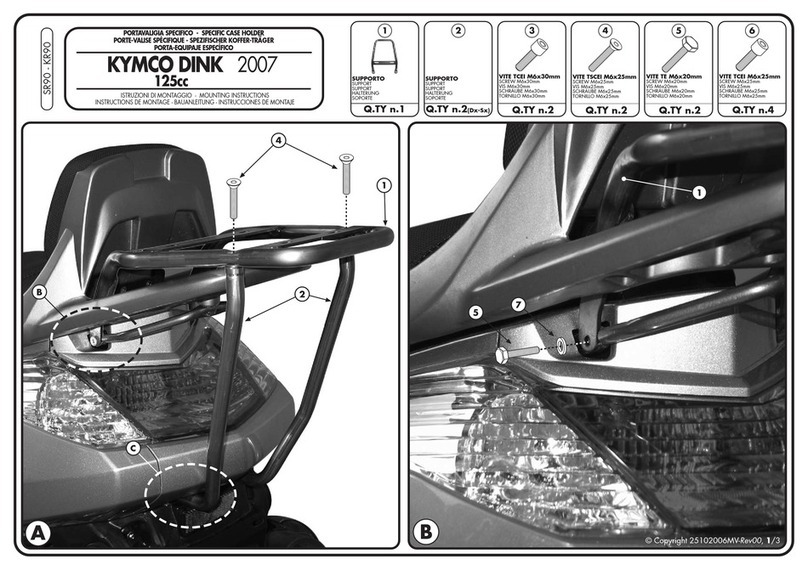 GIVI MONOKEY Mounting instructions