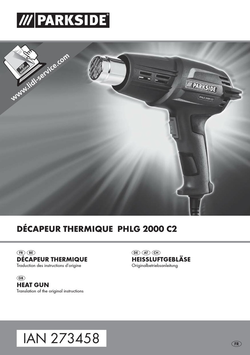 Parkside PHLG 2000 C2 Translation of the original instructions