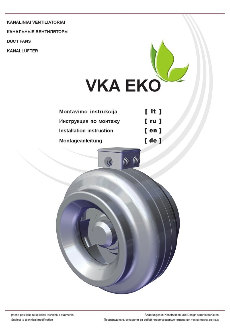 Lindab VKA EKO Installation instruction