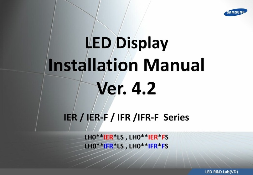 Samsung IER Series User manual Samsung IER Series User manual