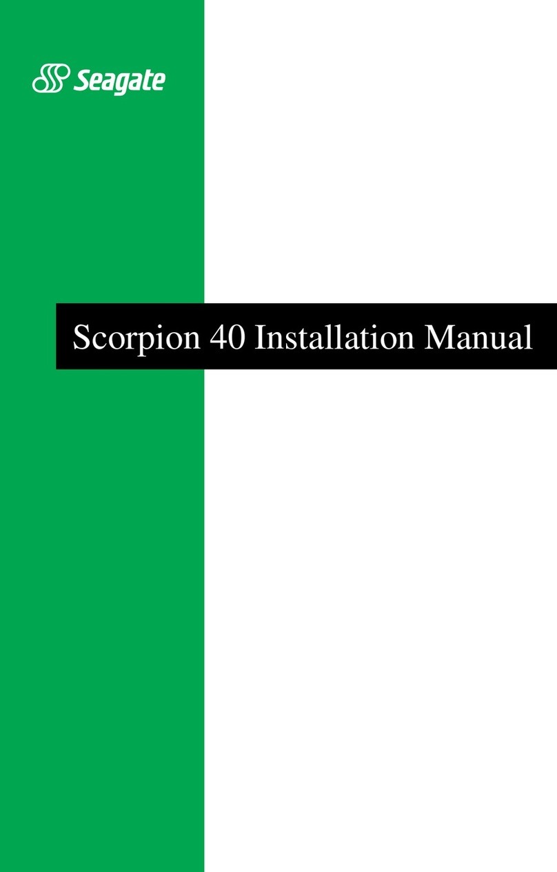Seagate Scorpion 40 User manual