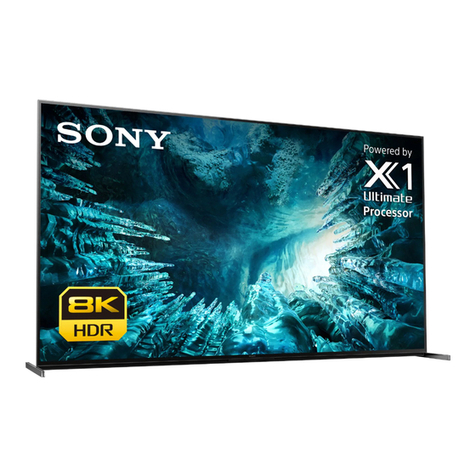 Sony BRAVIA XBR-85Z8H User manual
