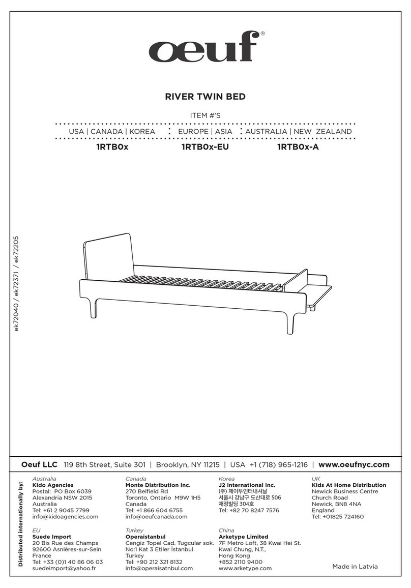 Oeuf RIVER 1RTB0 Series User manual Oeuf RIVER 1RTB0 Series User manual