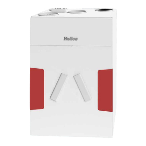 Helios KWL EC 360 W Installation and operating instructions