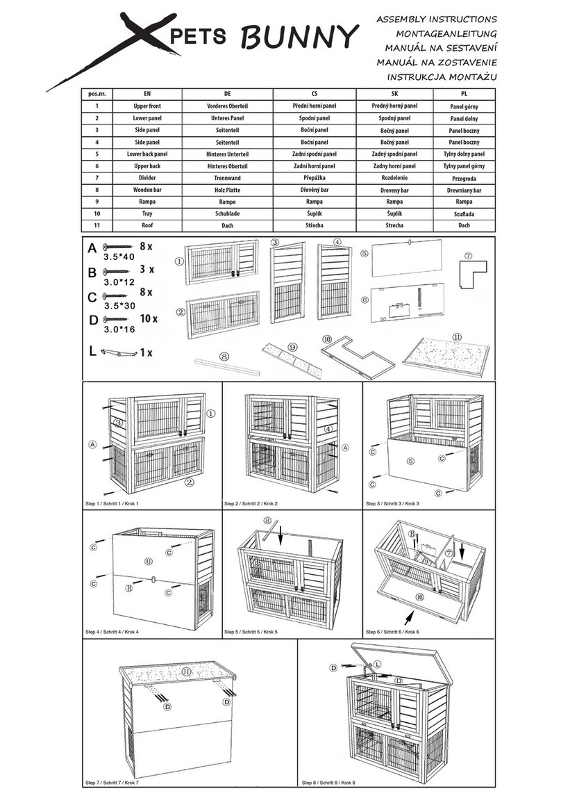 X-PETS BUNNY Assembly instructions