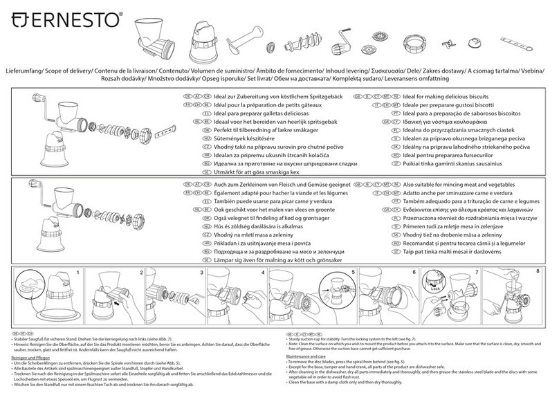 Ernesto HG00852B User manual