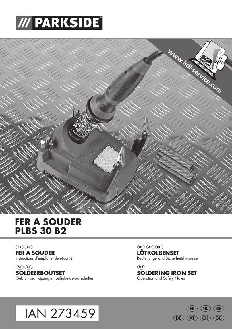 Parkside PLBS 30 B2 Operation and safety notes