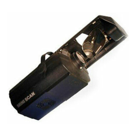 Claypaky MINISCAN HMD 300 instruction manual