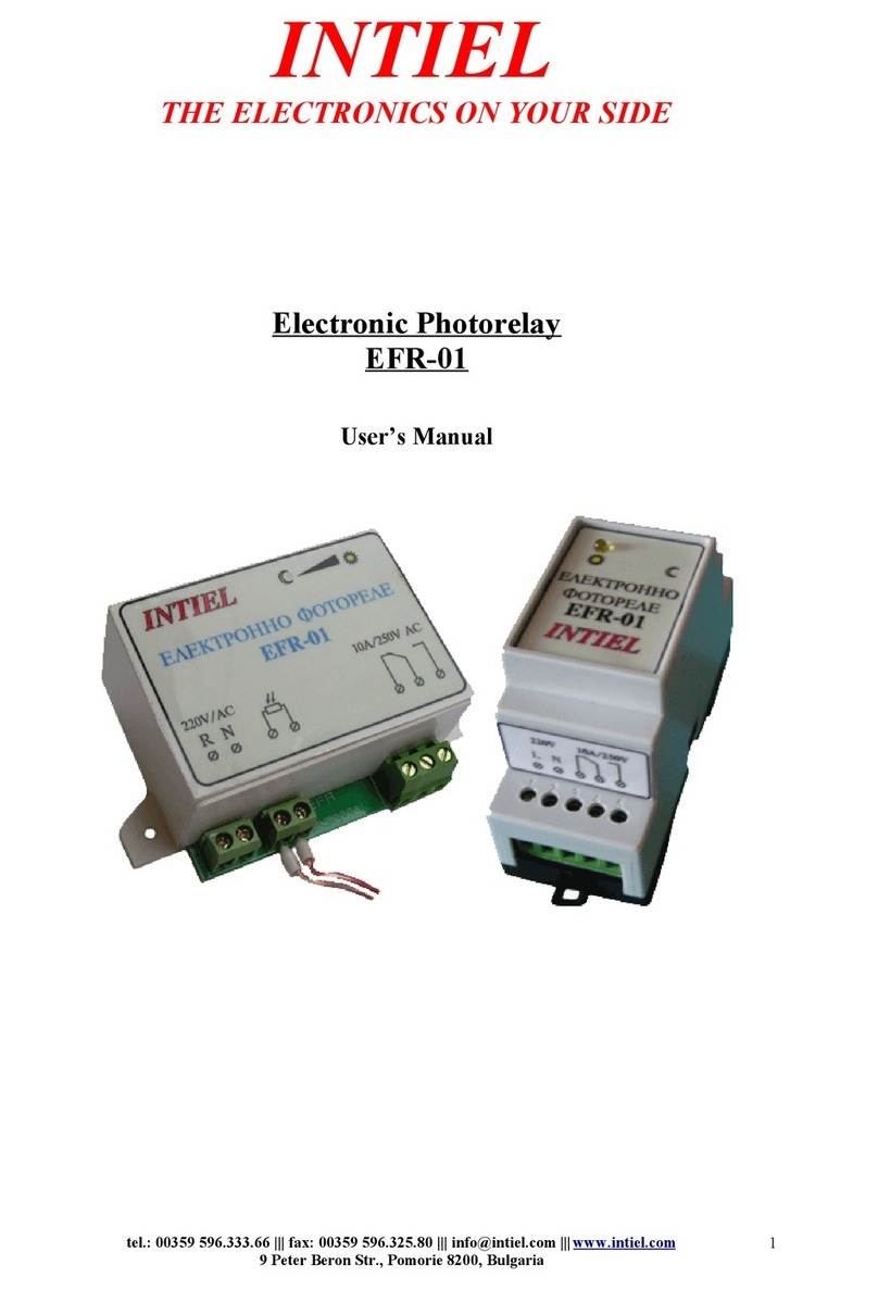 Intiel EFR-01 user manual