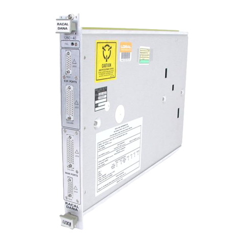 Racal Instruments 1260 User manual
