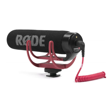 RODE Microphones VideoMic GO Operating instructions