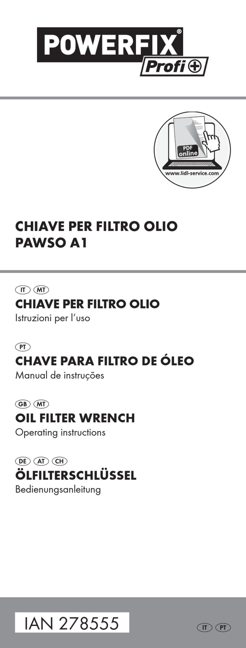 Powerfix Profi PAWSO A1 User manual