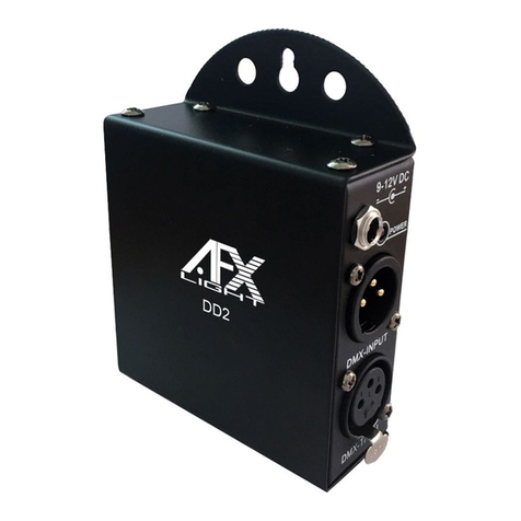 afx light DD2 user manual