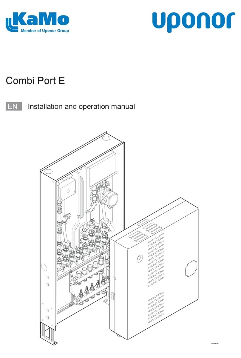 Uponor KaMo Combi Port E Installation and operation manual
