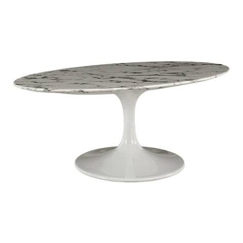 modway Lippa Coffee Table User manual
