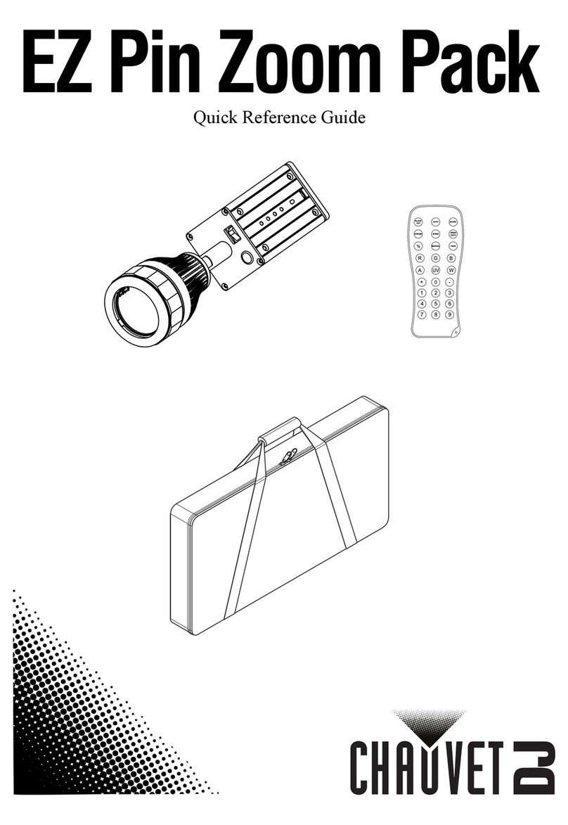 Chauvet DJ EZ Pin Zoom Pack User manual