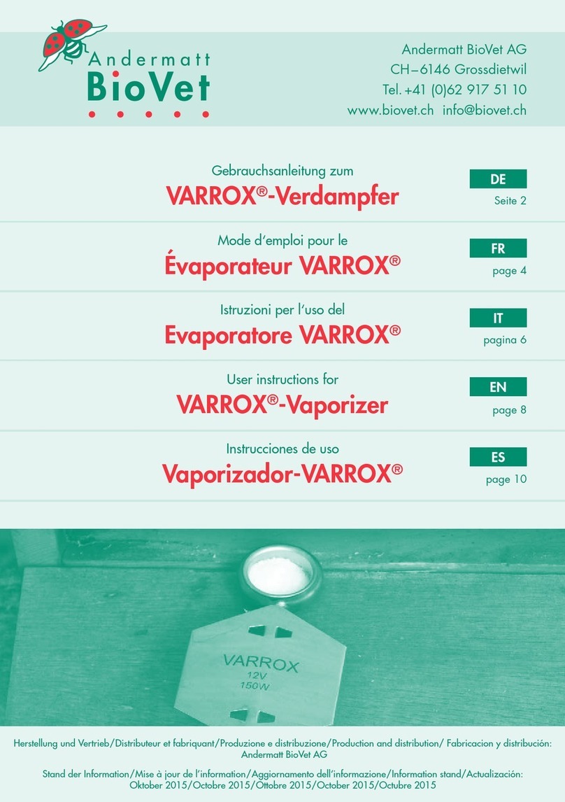 Andermatt BioVet VARROX User manual