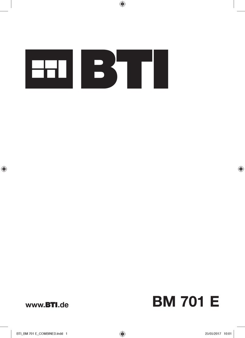 BTI BM 701 E Original instructions