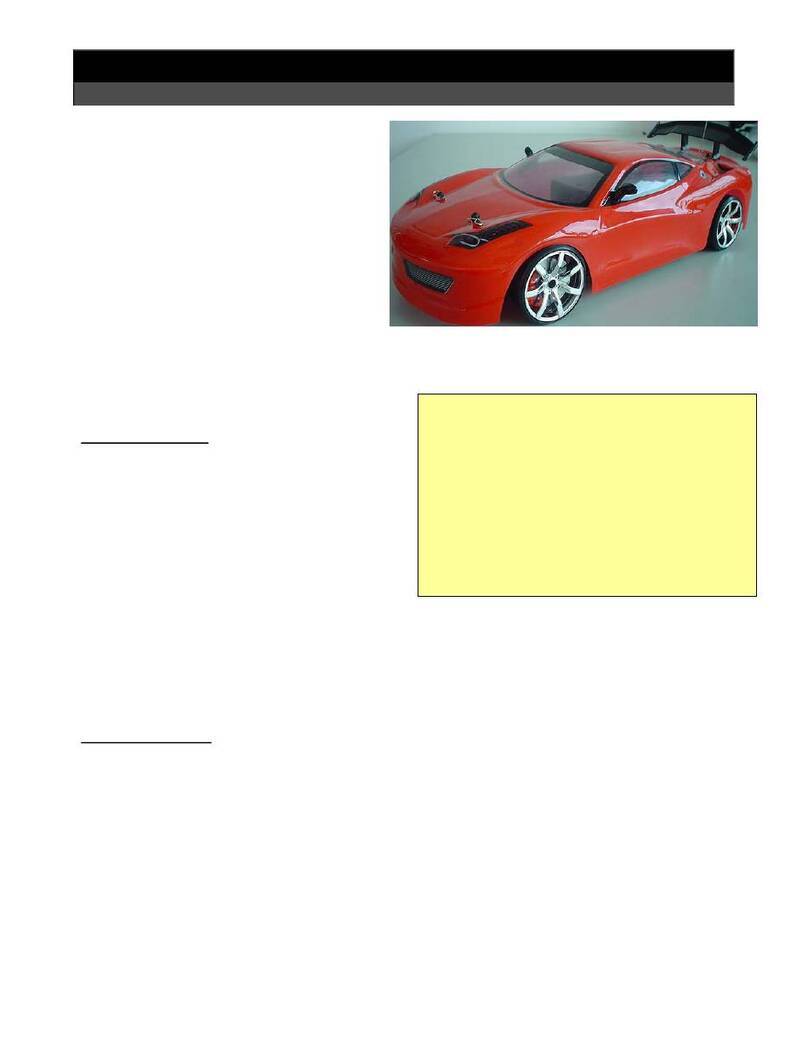 E.T.T. McTrack BG Pro-Drift2 Reference manual