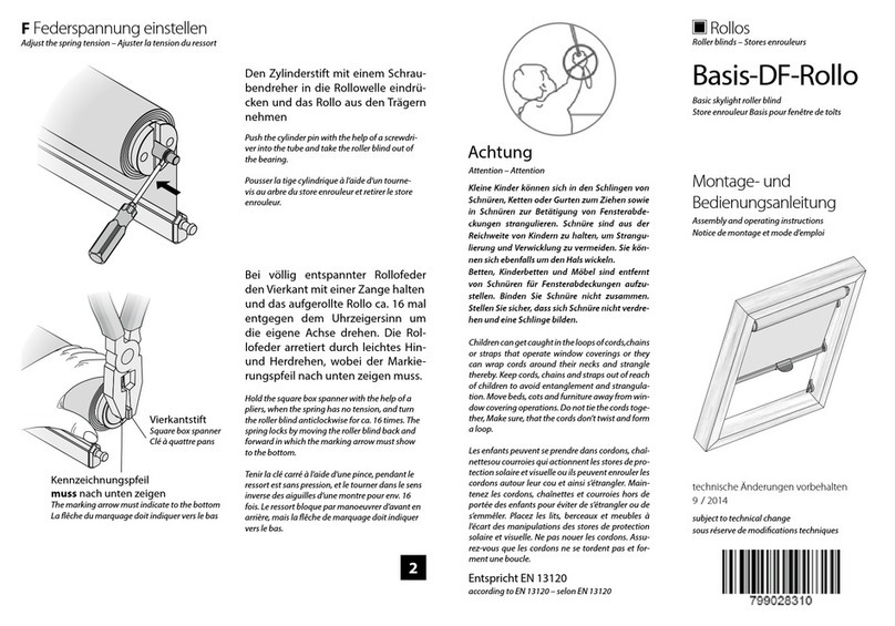 Rollos Basis-DF-Rollo User manual