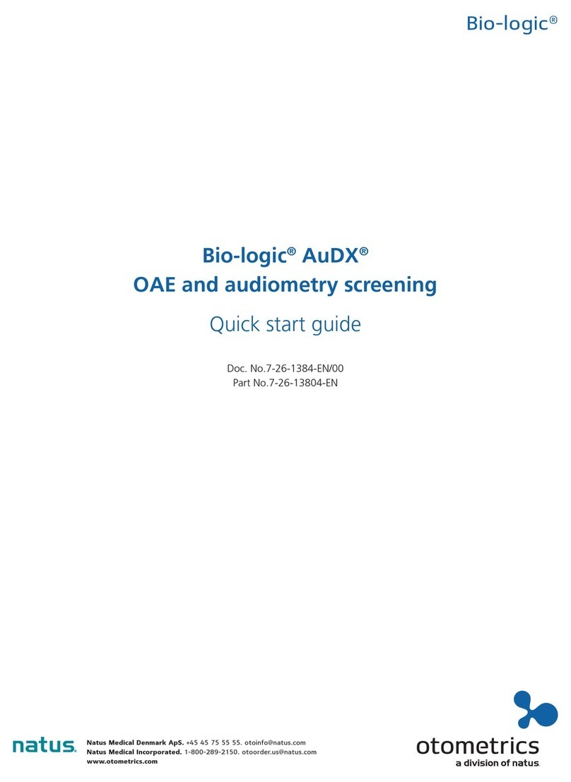 otometrics Bio-logic AuDX quick start guide