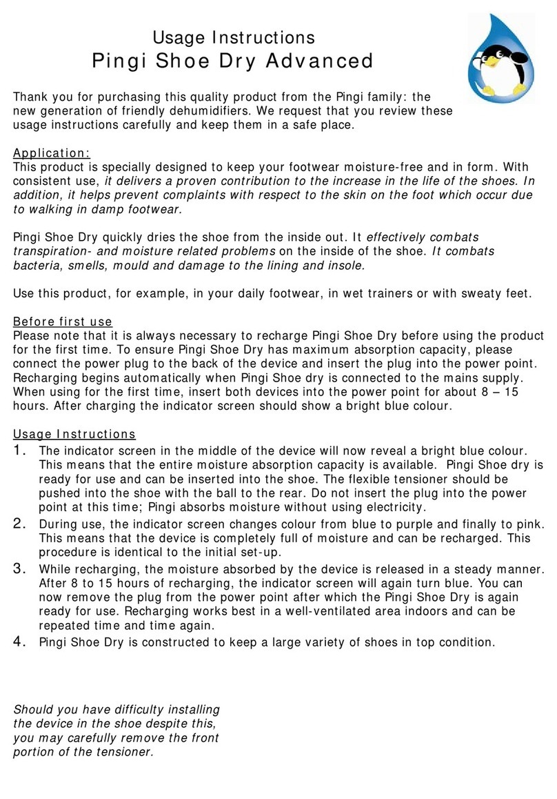 Pingi Shoe Dry Advanced Usage instructions