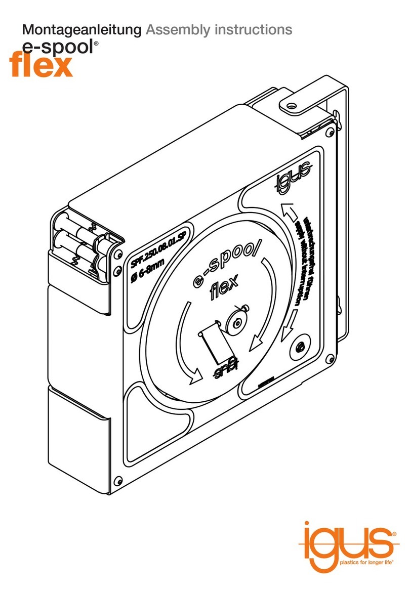 igus e-spool flex Assembly instructions