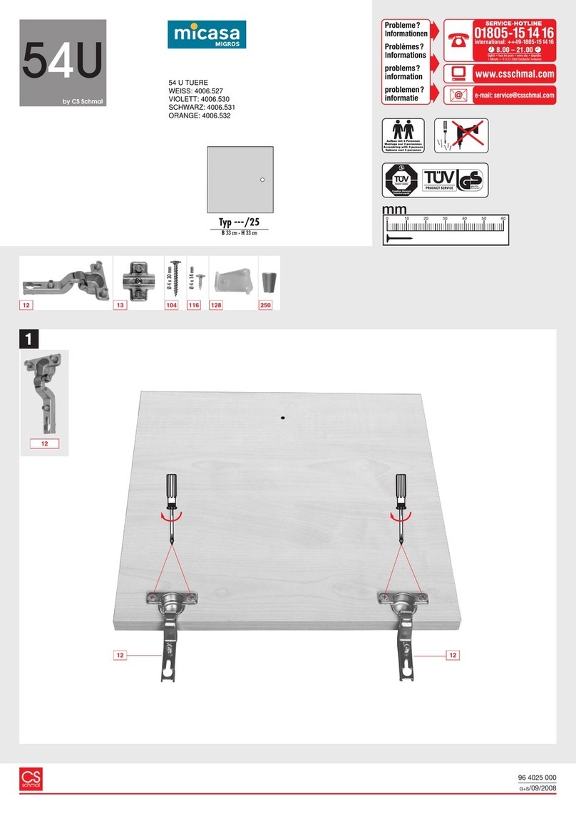 CS Schmal 25 Series manual