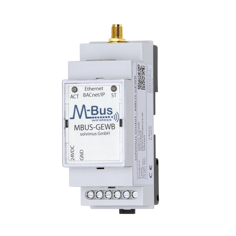 Solvimus MBUS-GEB User manual