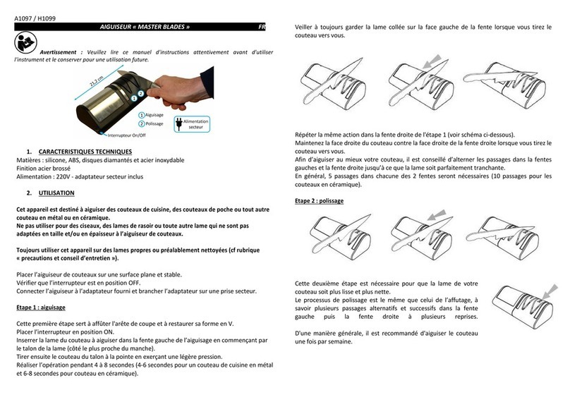 CAPTELEC MASTER BLADES manual