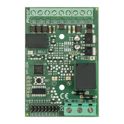 Roger MCX2-BRD operating manual