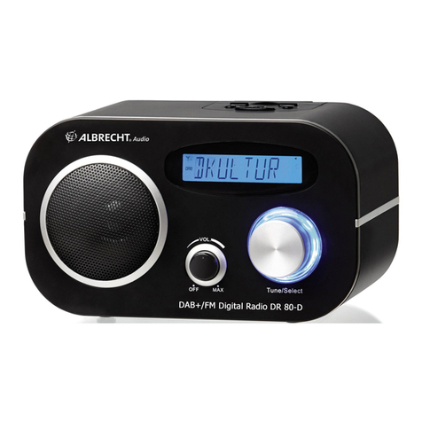 Albrecht Audio DR80-D quick start guide