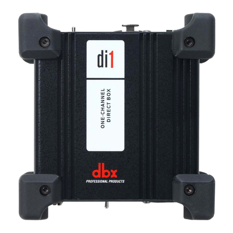 Harman dbx di1 owner's manual