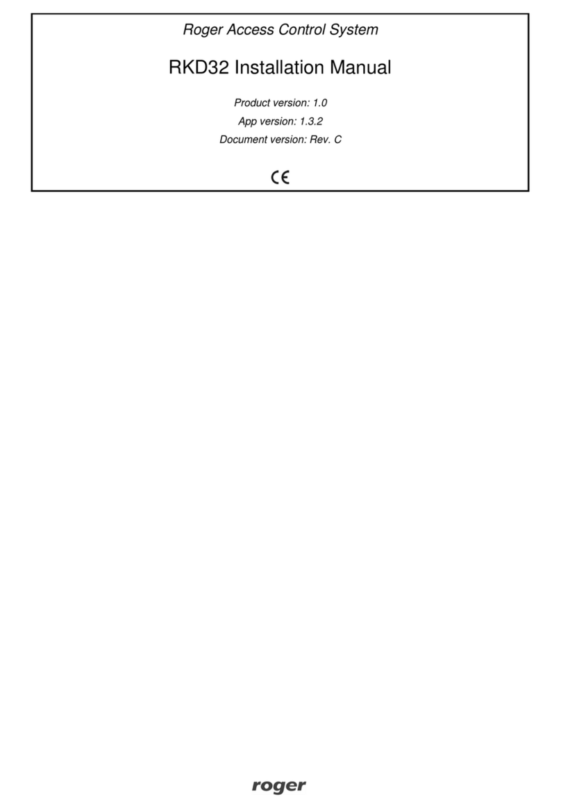 Roger RKD32 installation manual