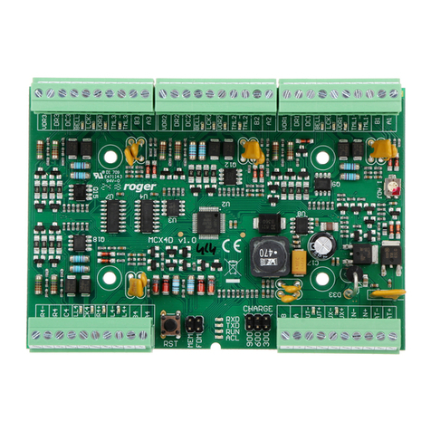 Roger MCX4D operating manual