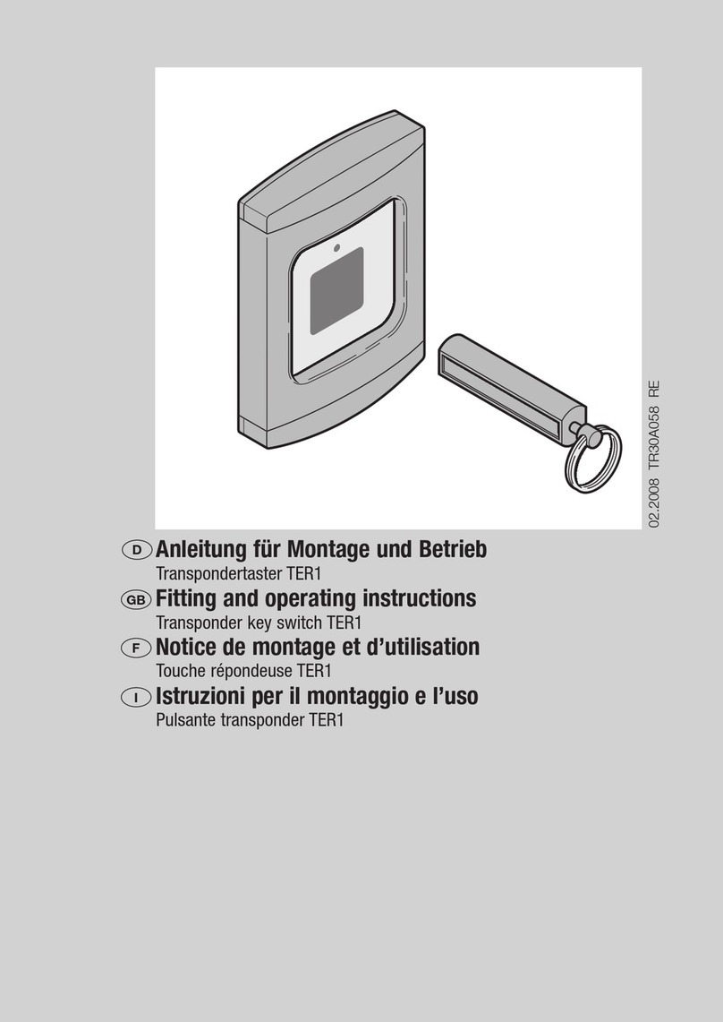 Verkaufsgesellschaft TER 1 Fitting and operating instructions