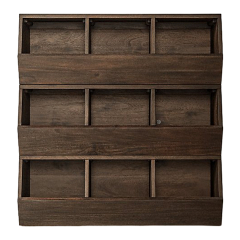 Restoration Hardware Baby&Child Mercantile stacking bin User manual