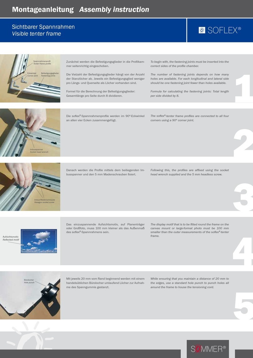 SOMMER Soflex Assembly instruction